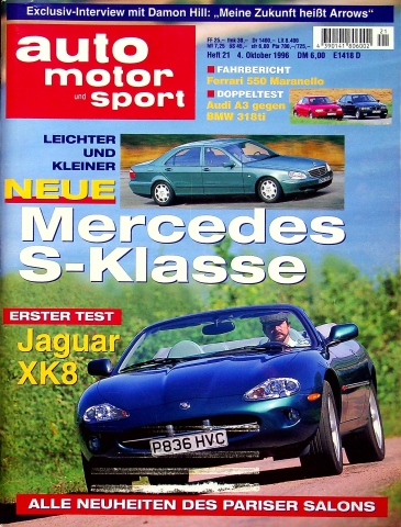 Deckblatt Auto Motor und Sport (21/1996)
